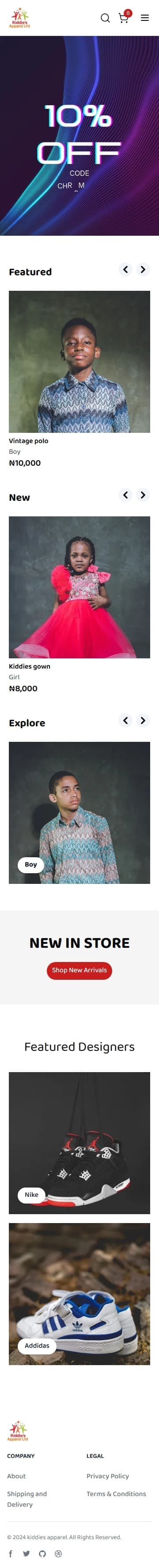 Mobile Responsive Website Example