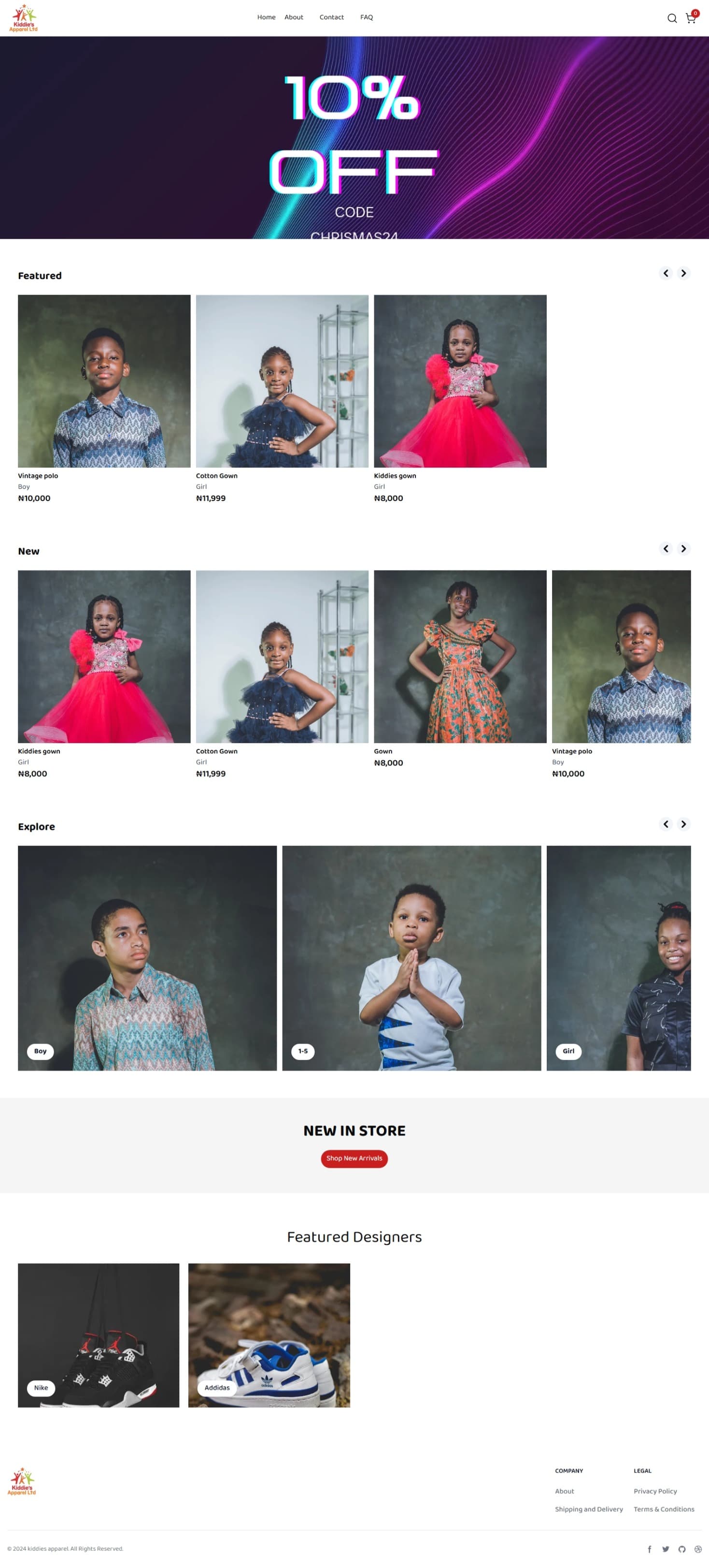 Mobile Responsive Website Example