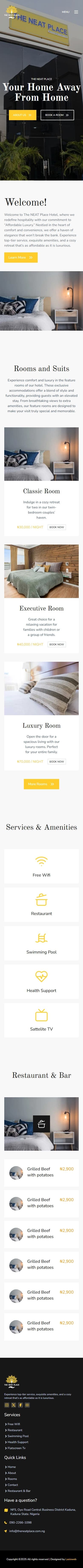 Mobile Responsive Website Example
